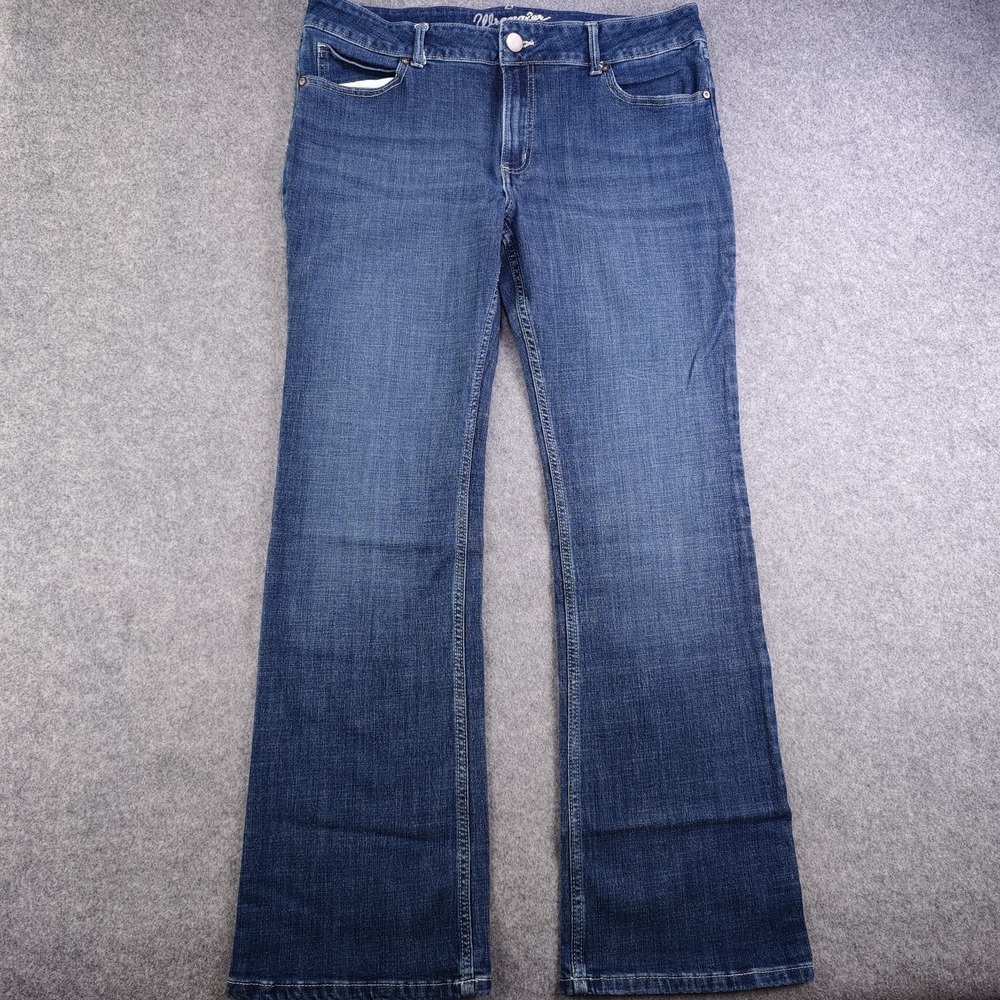 Wrangler Bootcut Jeans Women's 15x32 Medium‎ Wash Mid Rise 36x30 Denim Stretch